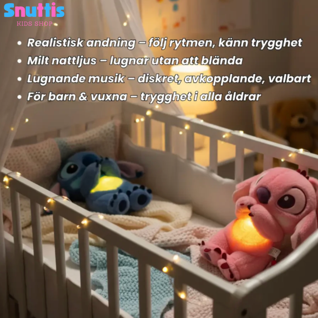 Snuttis Stitch - Låt inte mörkret kännas större än tryggheten