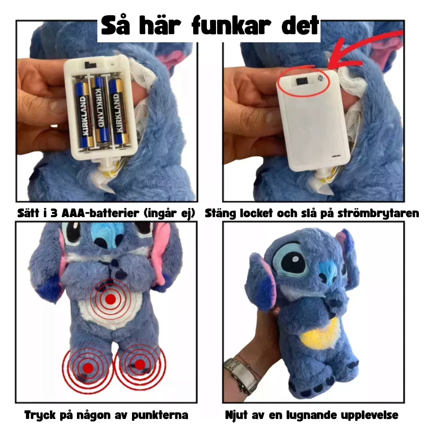 Snuttis Stitch - Låt inte mörkret kännas större än tryggheten